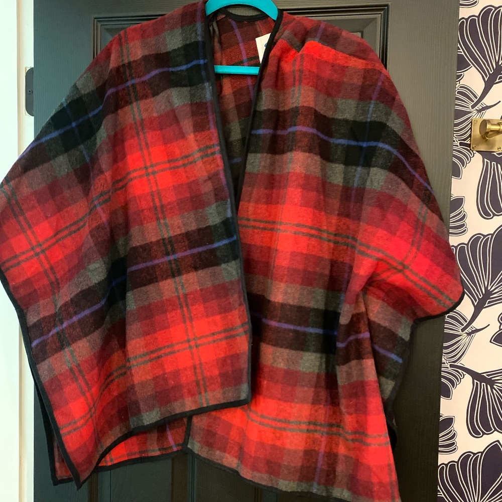 Plaid Cape- Old Navy size XS/S